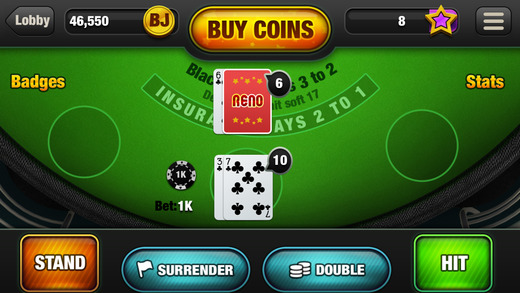 blackjack app play with friends